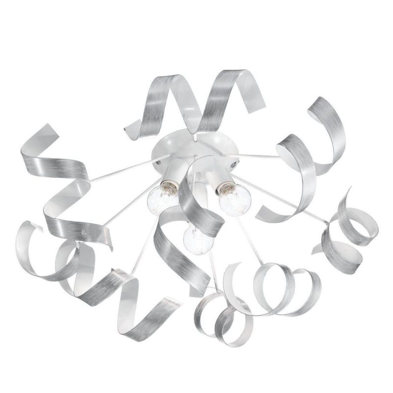 Потолочная люстра Ideal Lux Vortex PL3 Argento 101576