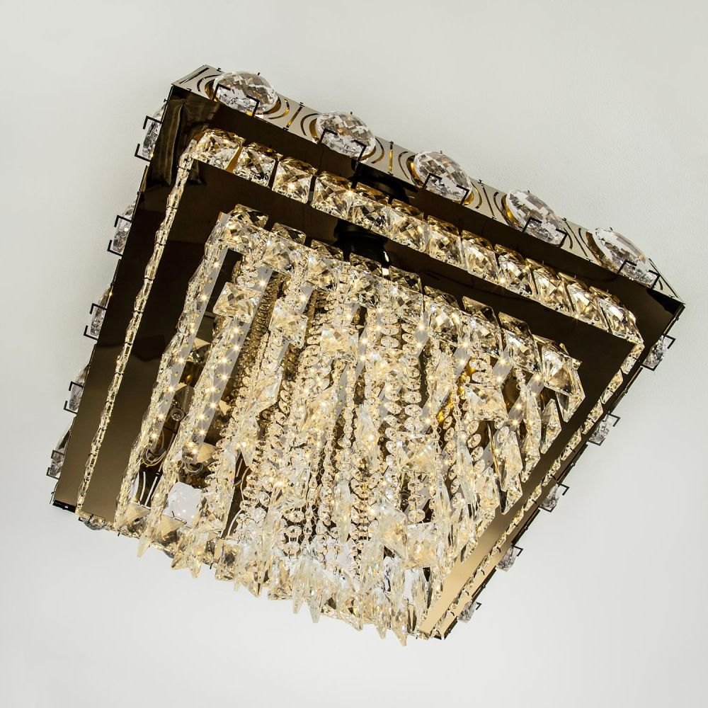 Потолочная люстра LED4U L9438-500-500 GD с УД