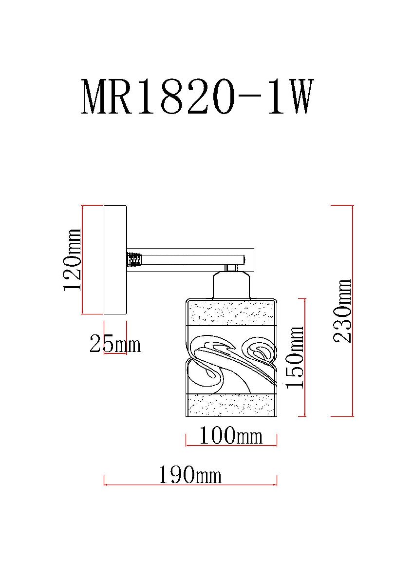 Бра MyFar Olivia MR1820-1W