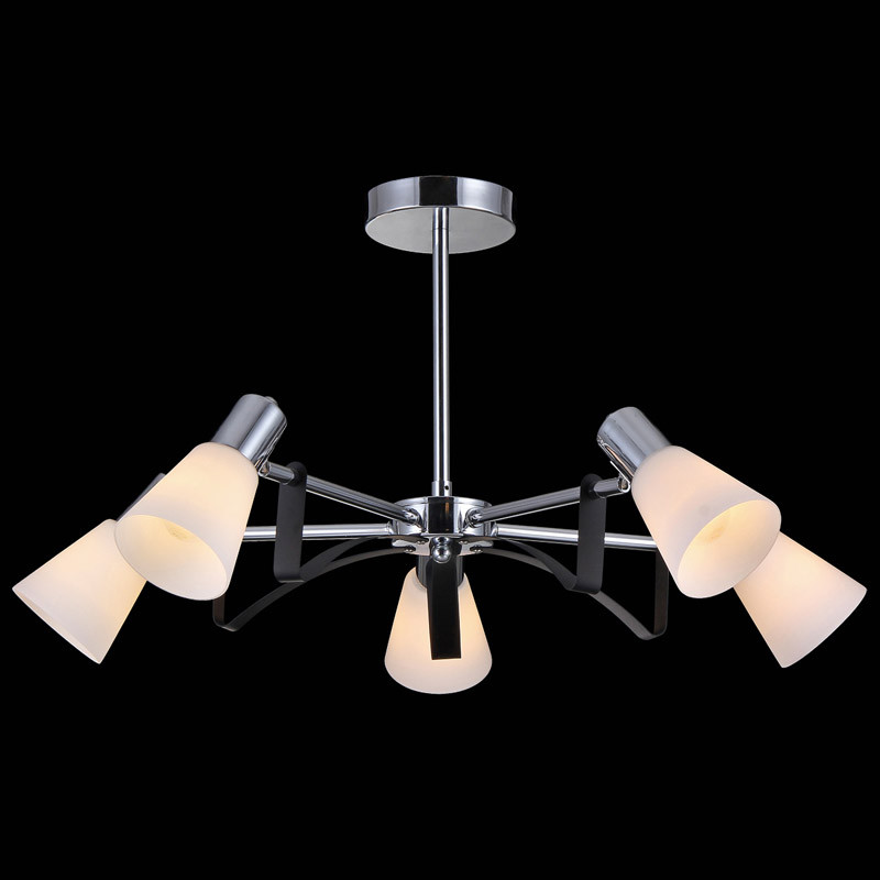 Люстра на штанге Natali Kovaltseva RAVENNA 11398/5C CHROME