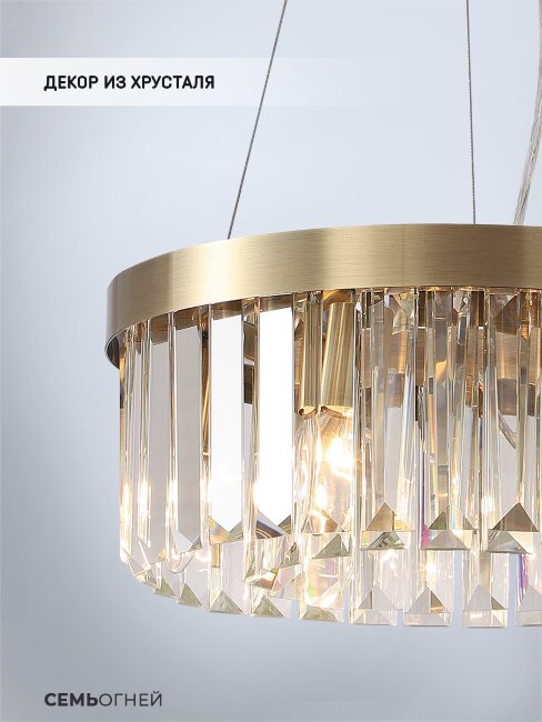 Подвесная люстра Lumien Hall Daneil LH0057/6P-BR-CL