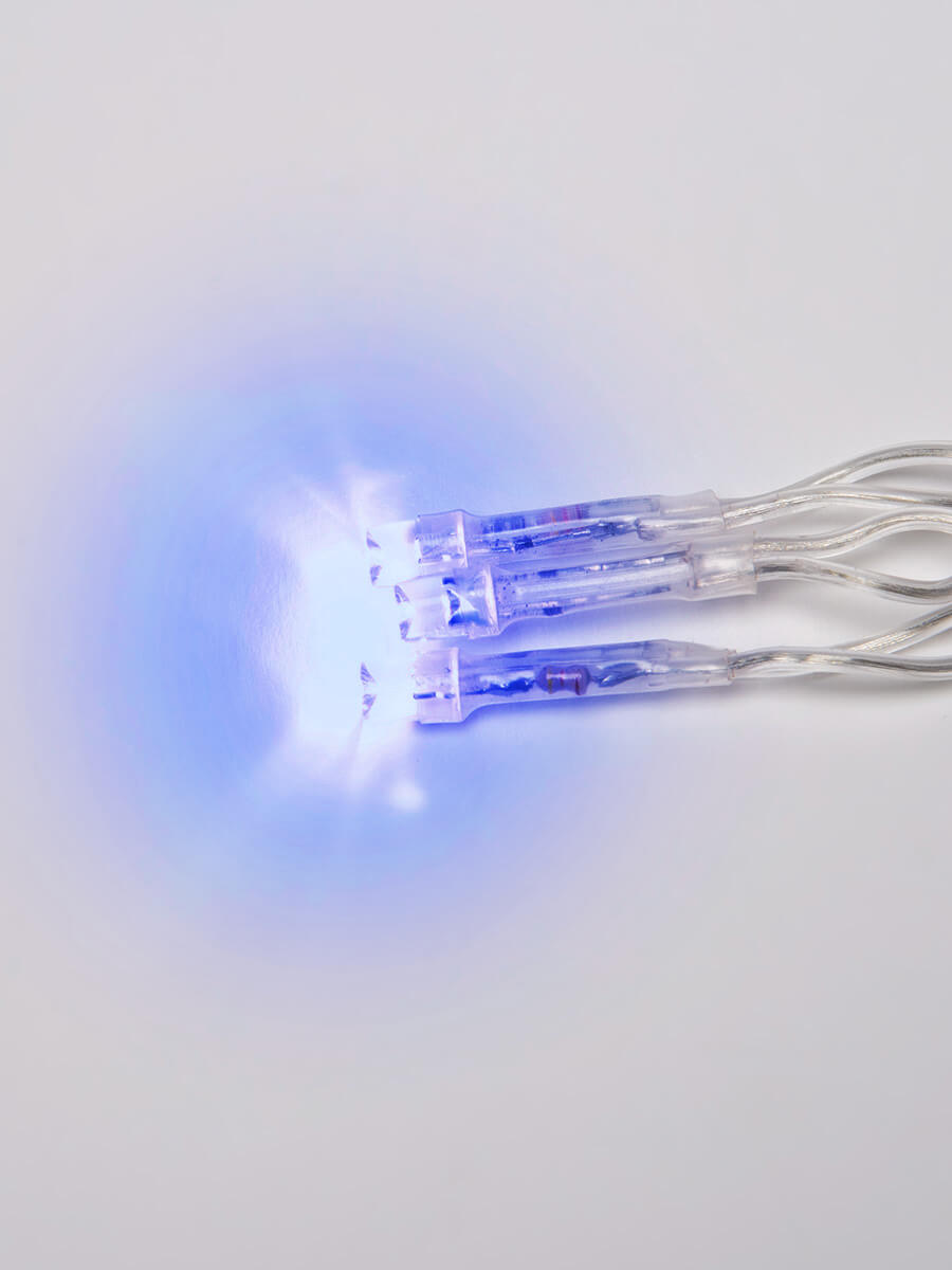 Светодиодная гирлянда Uniel бахрома (07950) синий ULD-B3010-200/DTA Blue IP20