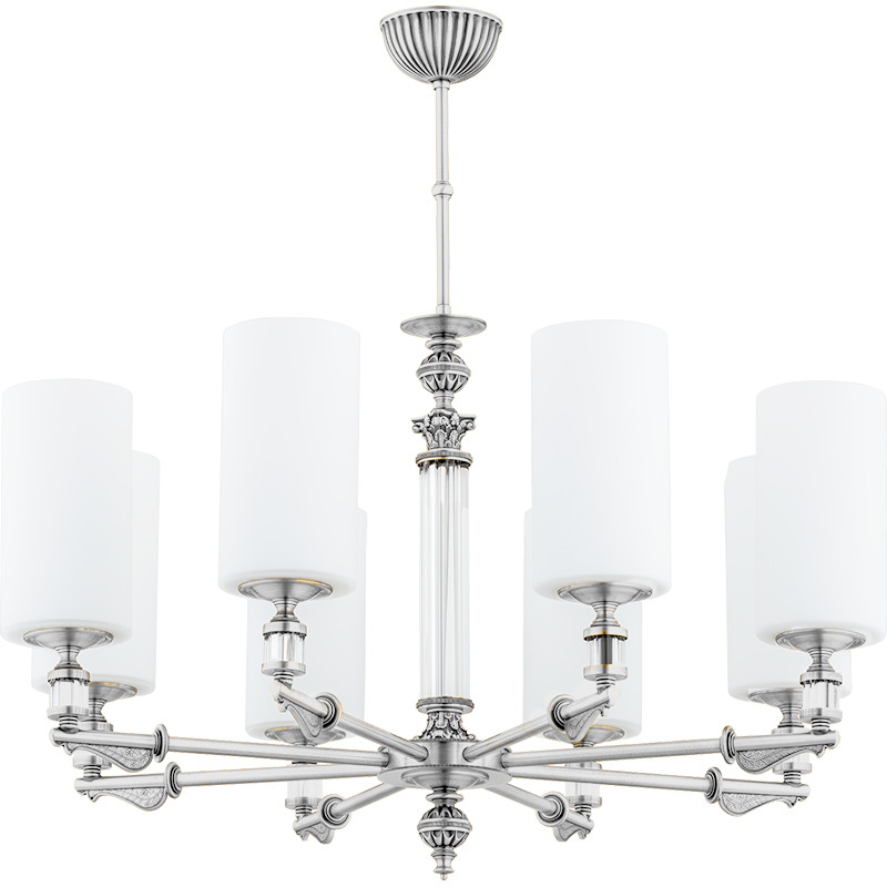 Люстра на штанге Kutek MERANO-SZKLANY KLOSZ MER-ZW-8(BN)