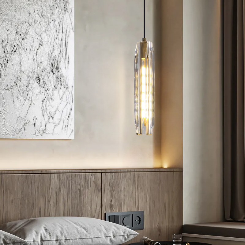 Подвесной светильник Delight Collection MT8851 MT8851-1H bronze/clear