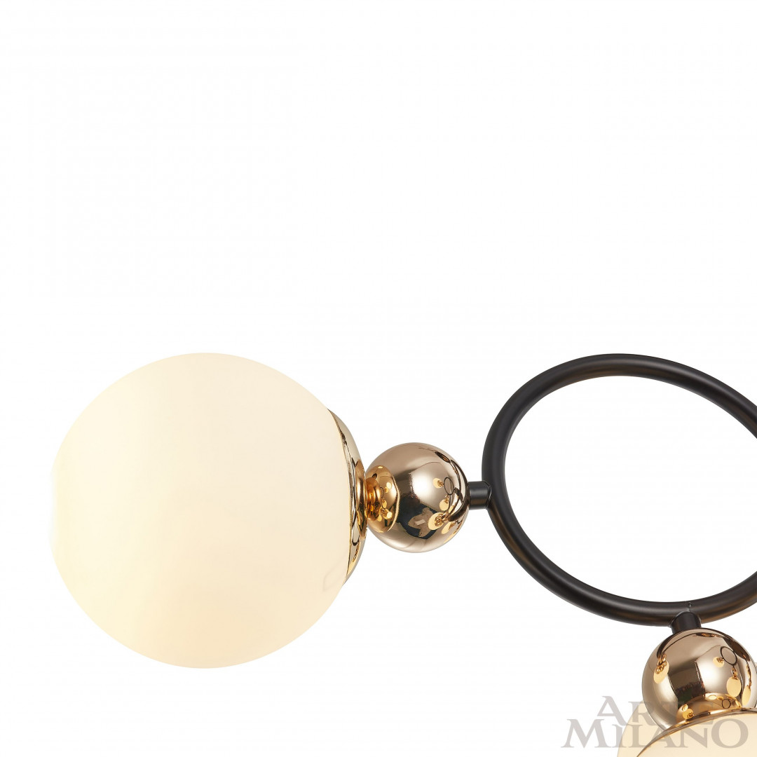 Потолочная люстра Arte Milano Neapolis 274307/8 BK/GD