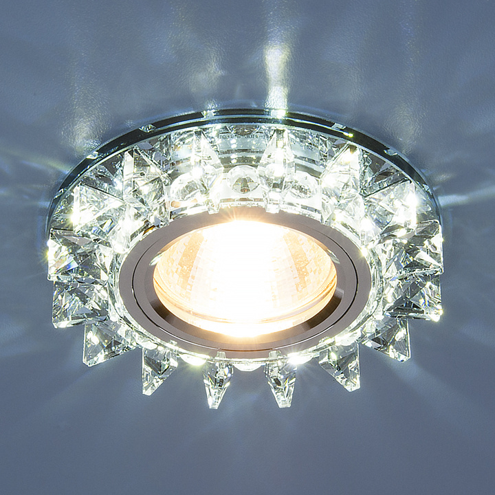 Встраиваемый светильник Elektrostandard 6037 MR16 BL сапфир/хром 4690389060700