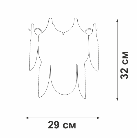 Настенный светильник Vitaluce V5813-8/1A