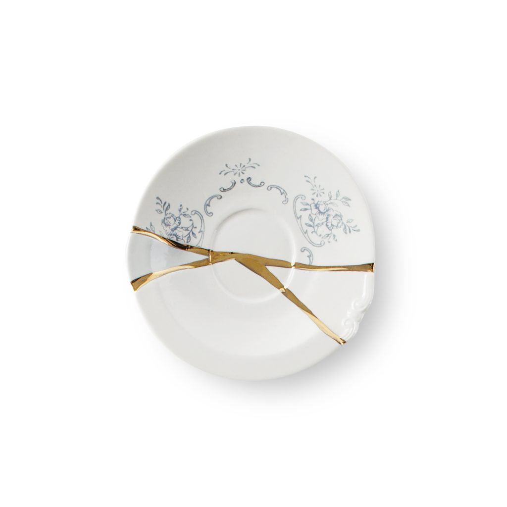 Блюдце с чашкой Seletti Kintsugi 09641