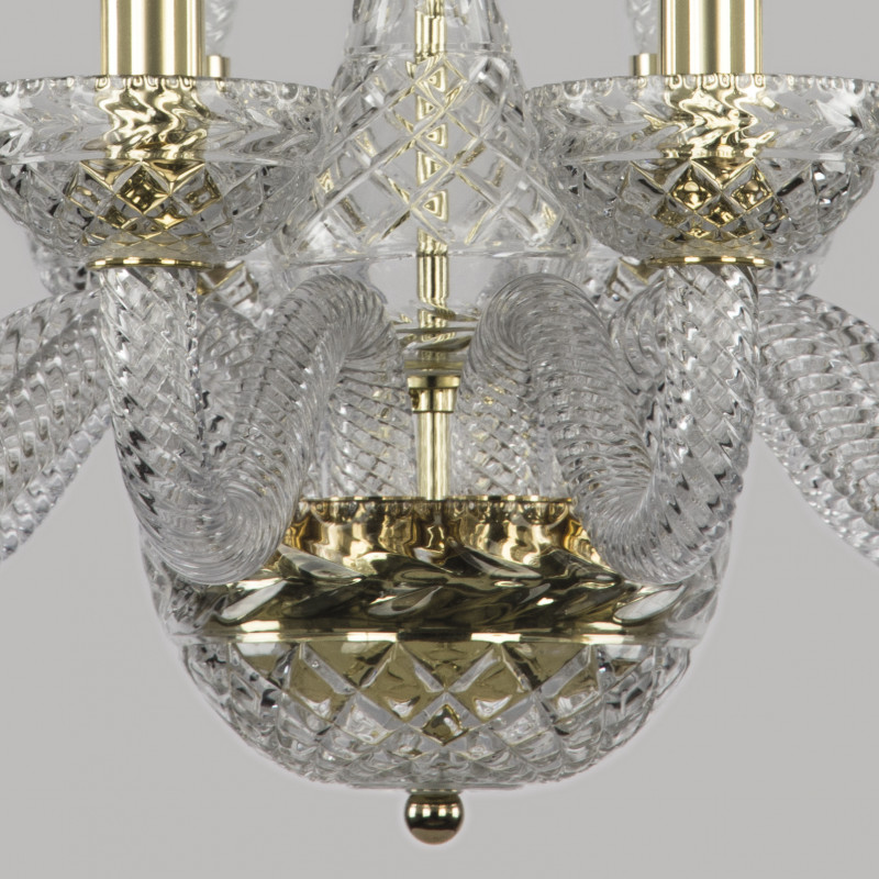 Подвесная люстра Bohemia Ivele Crystal 1310/10/195 G Cl/Clear/M-1F