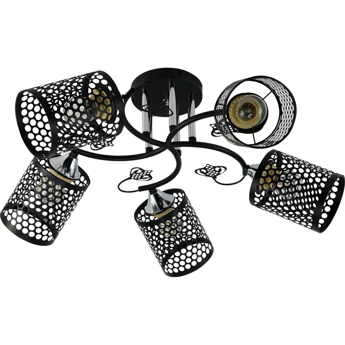 Люстра на штанге Reluce 11320-0.3-05 BK+CR