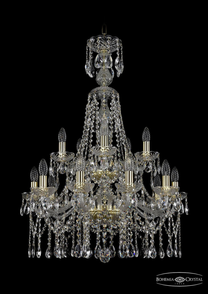 Подвесная люстра Bohemia Ivele 1413/10+5/220/XL-92/2d/G