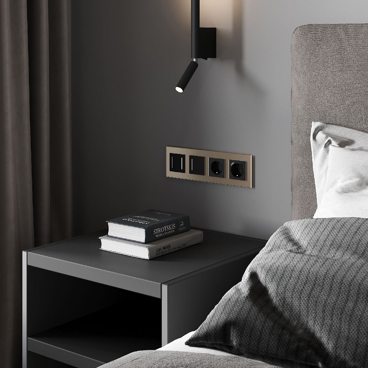 Умный сенсорный выключатель одноклавишный Werkel 4690389197918 W4513008 a064141