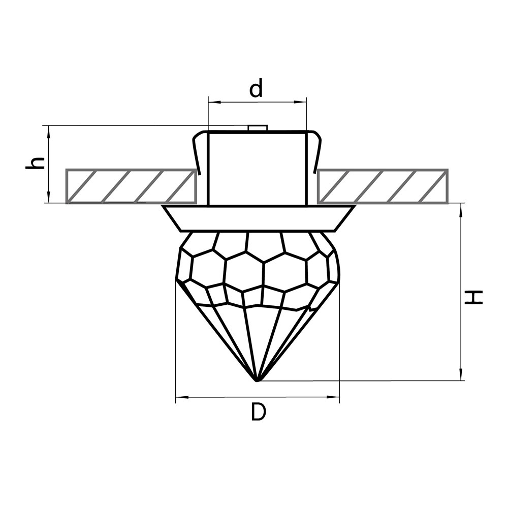 Встраиваемый светодиодный светильник Lightstar Astra 070162