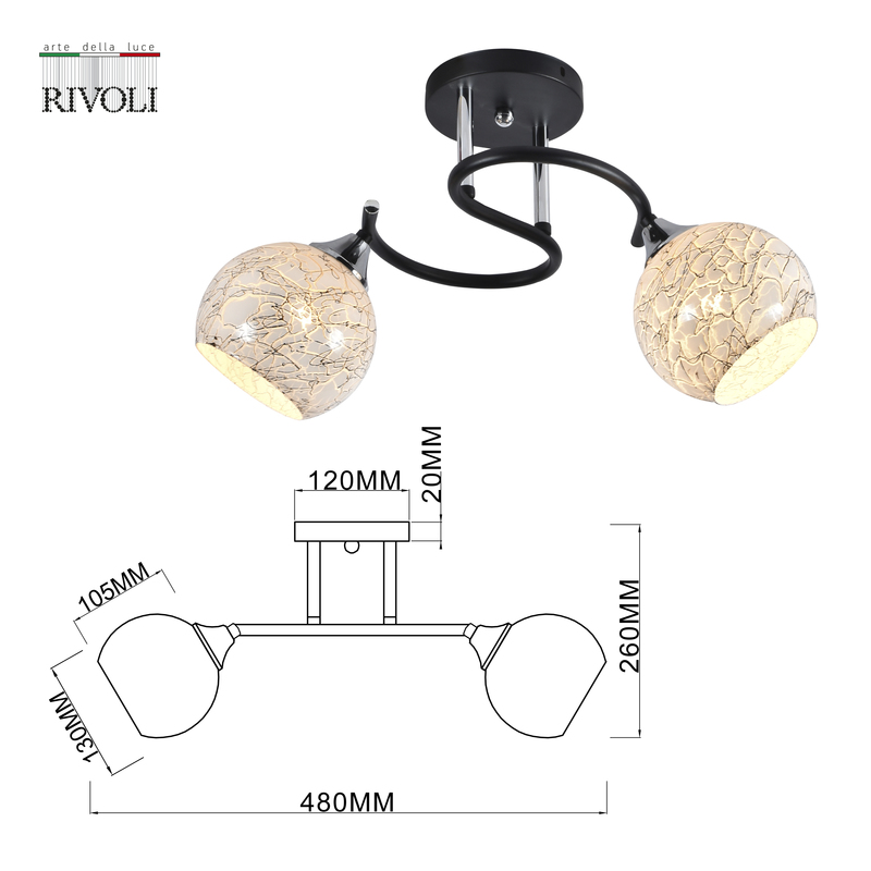 Потолочная люстра Rivoli Melissa 9139-302 Б0054900