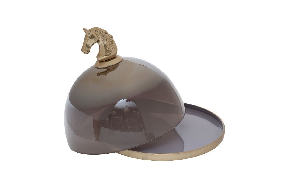 Блюдо с крышкой Horse Garda Decor 69-22295-V