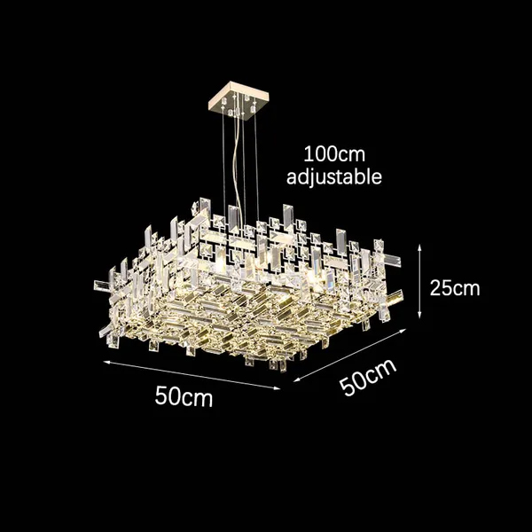 Подвесная люстра Delight Collection P7838-W50 chrome