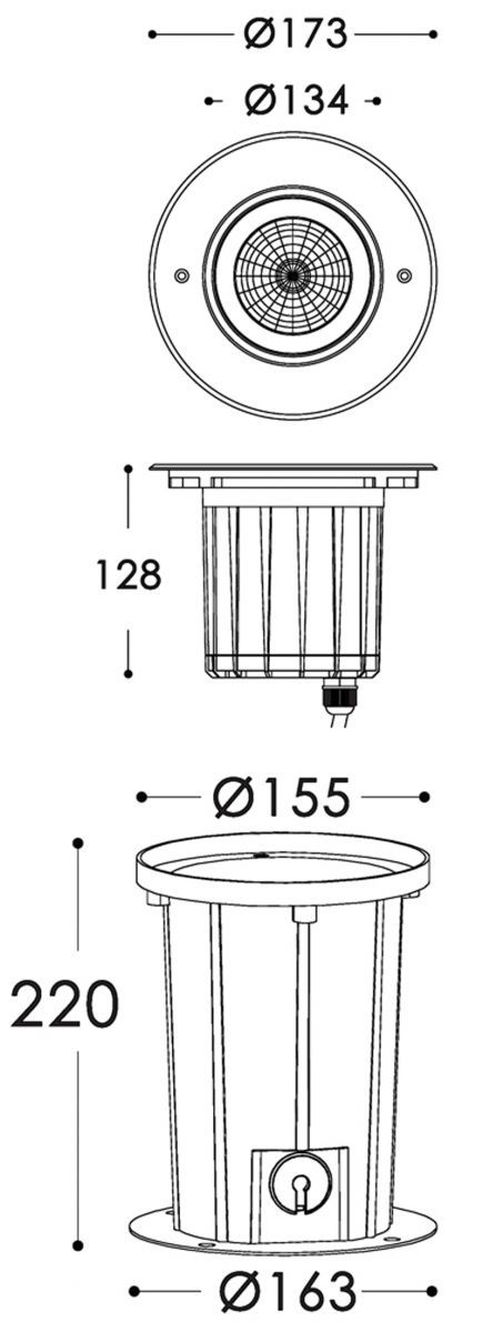 Ландшафтный светильник Deko-Light COB 730420
