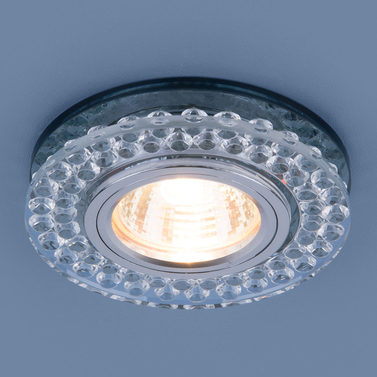 Встраиваемый светильник Elektrostandard 8381 MR16 CL/SBK прозрачный/дымчатый 4690389098321