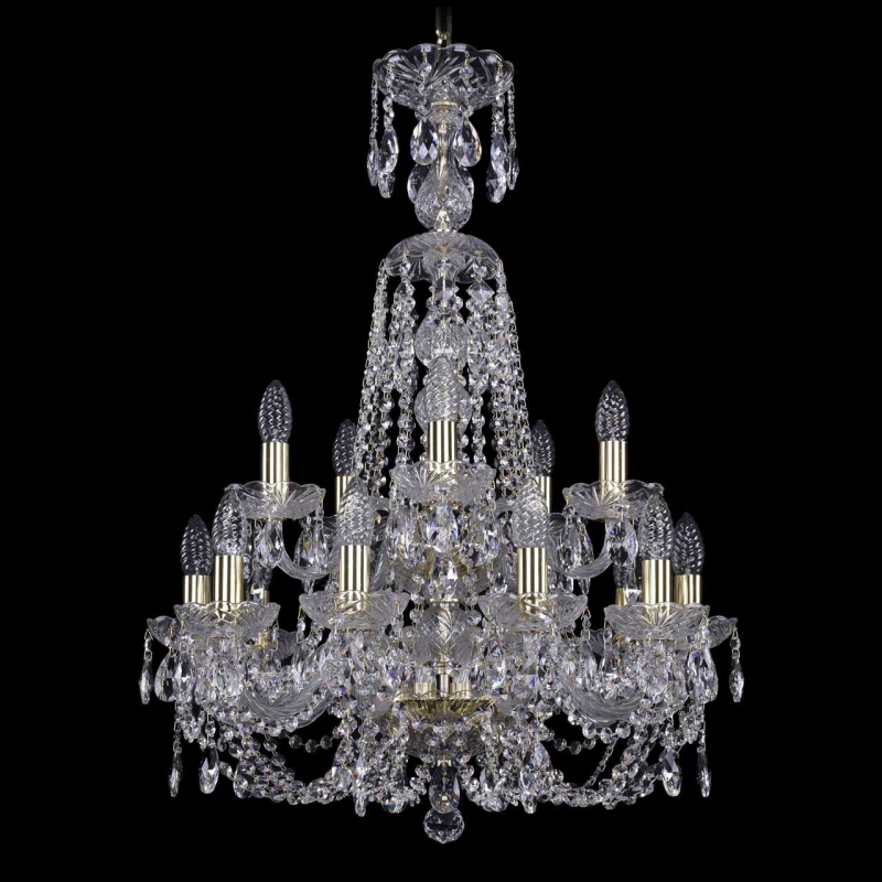 Подвесная люстра Bohemia Ivele 1406/10+5/195/XL-80/2d/G