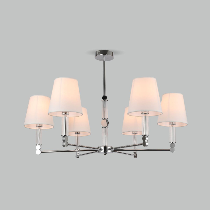 Люстра на штанге Eurosvet Conso 60145/6 хром Smart a061955