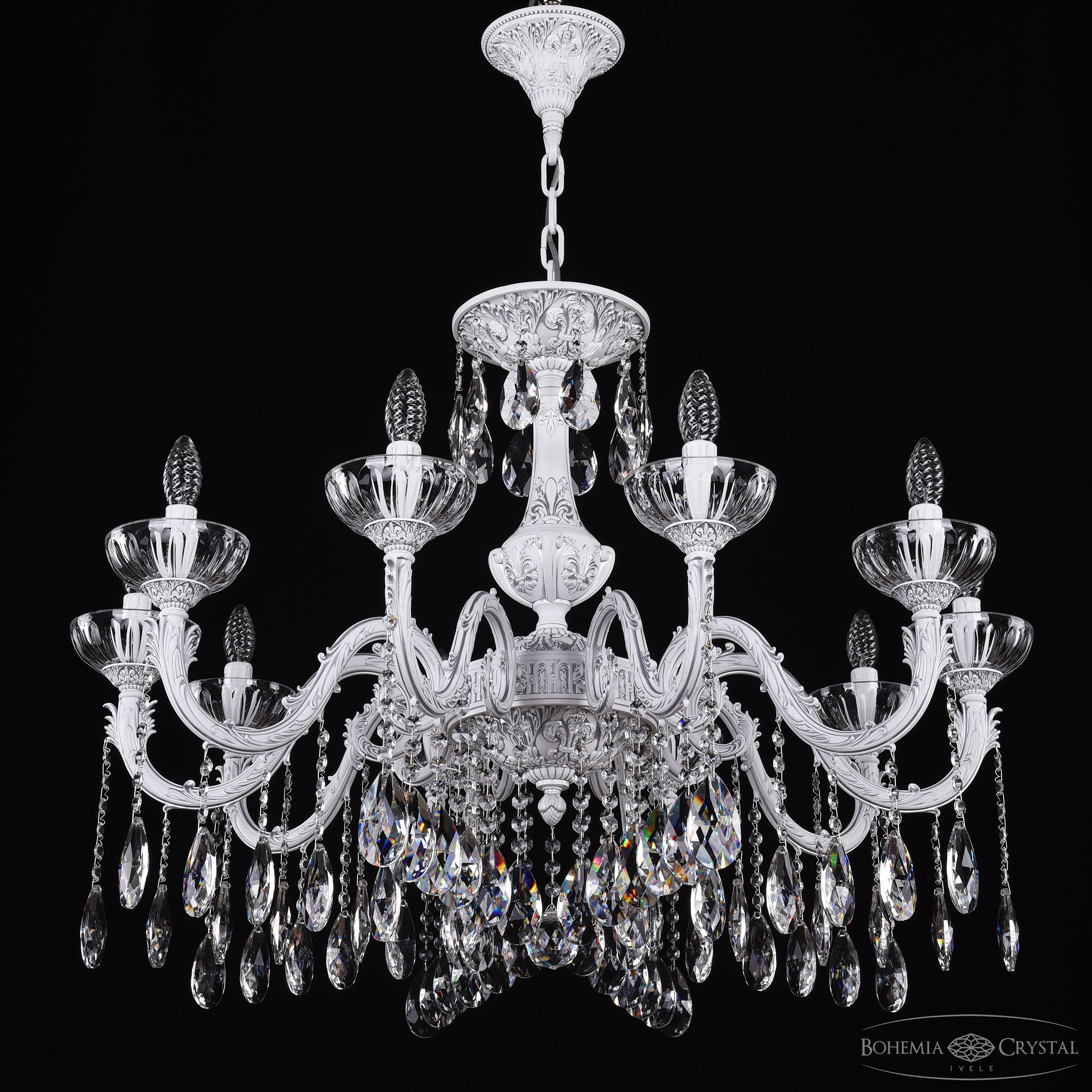 Подвесная люстра Bohemia Ivele Crystal AL79101/10/300 A WMN P Clear/M-1H