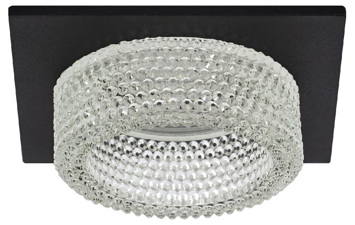 Встраиваемый светильник Эра DK110 BK/CL Б0058422