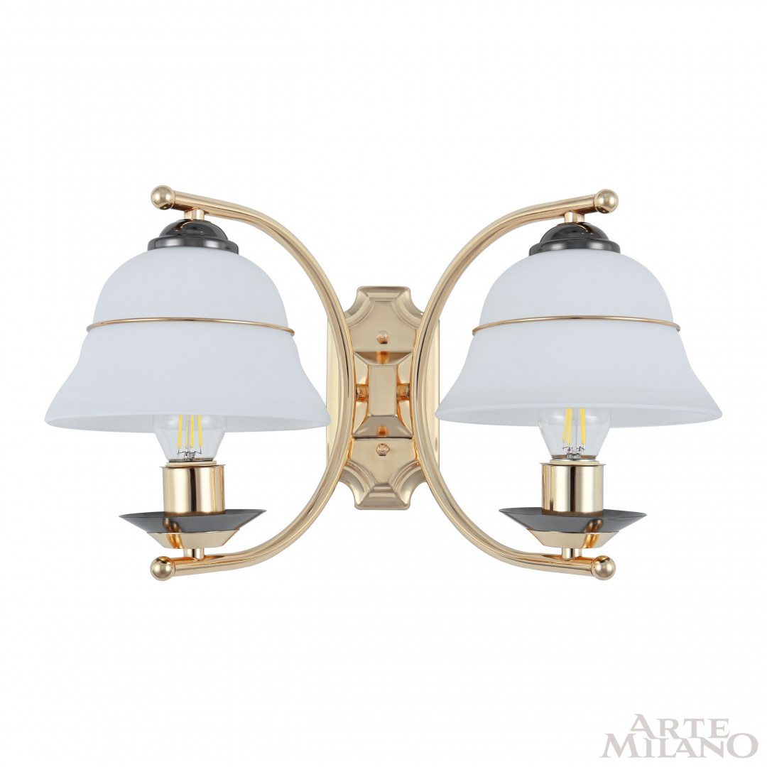 Бра Arte Milano Florentia-1240 301240/2W Bk/Gd