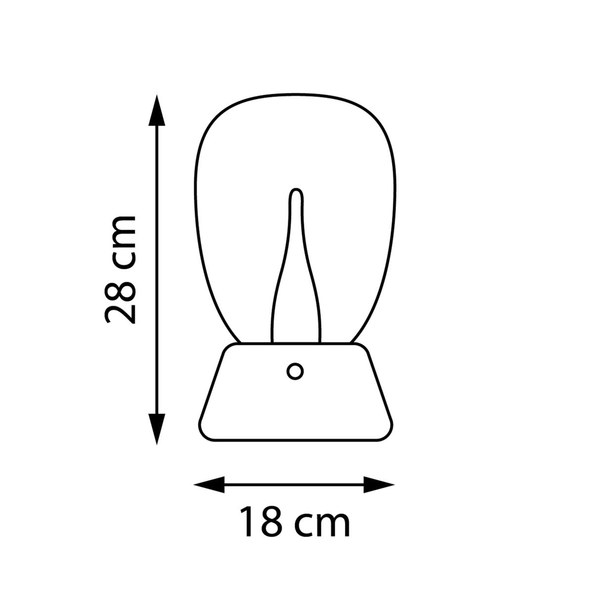 Настольная лампа диммируемая Lightstar Uovo III 807907