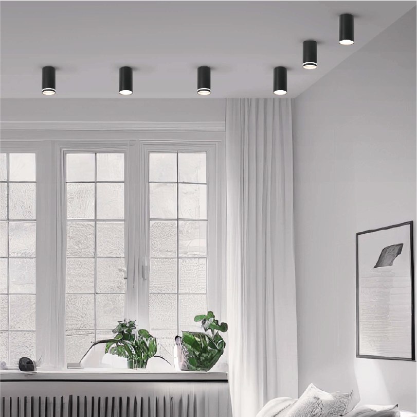 Накладной светильник Wolta Basic WSL-GU10/01BL