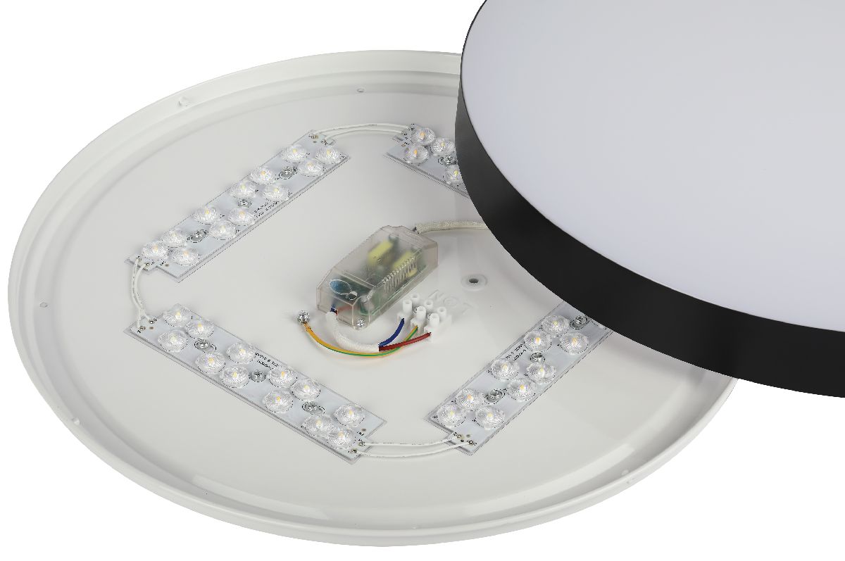 Потолочный светильник Эра Relict 48 SPB-6-60 4К BK Б0059501