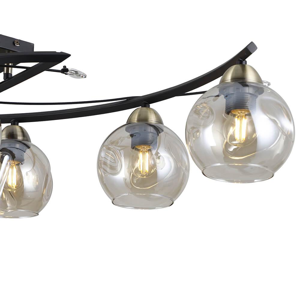 Потолочная люстра Seven Fires Pollen SF4020/5C-BK-AB