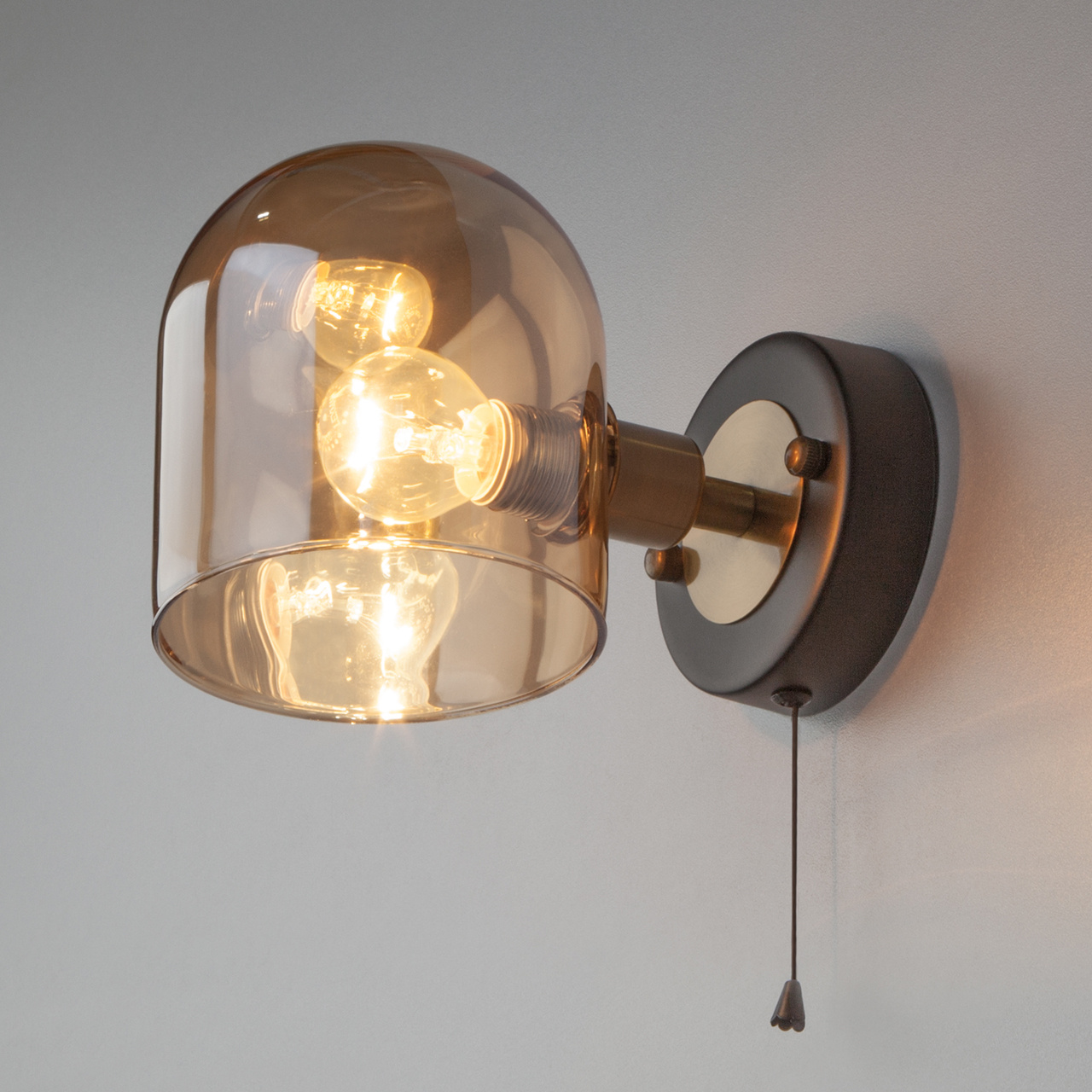 Бра Eurosvet Wade 70103/1 бронза/черный