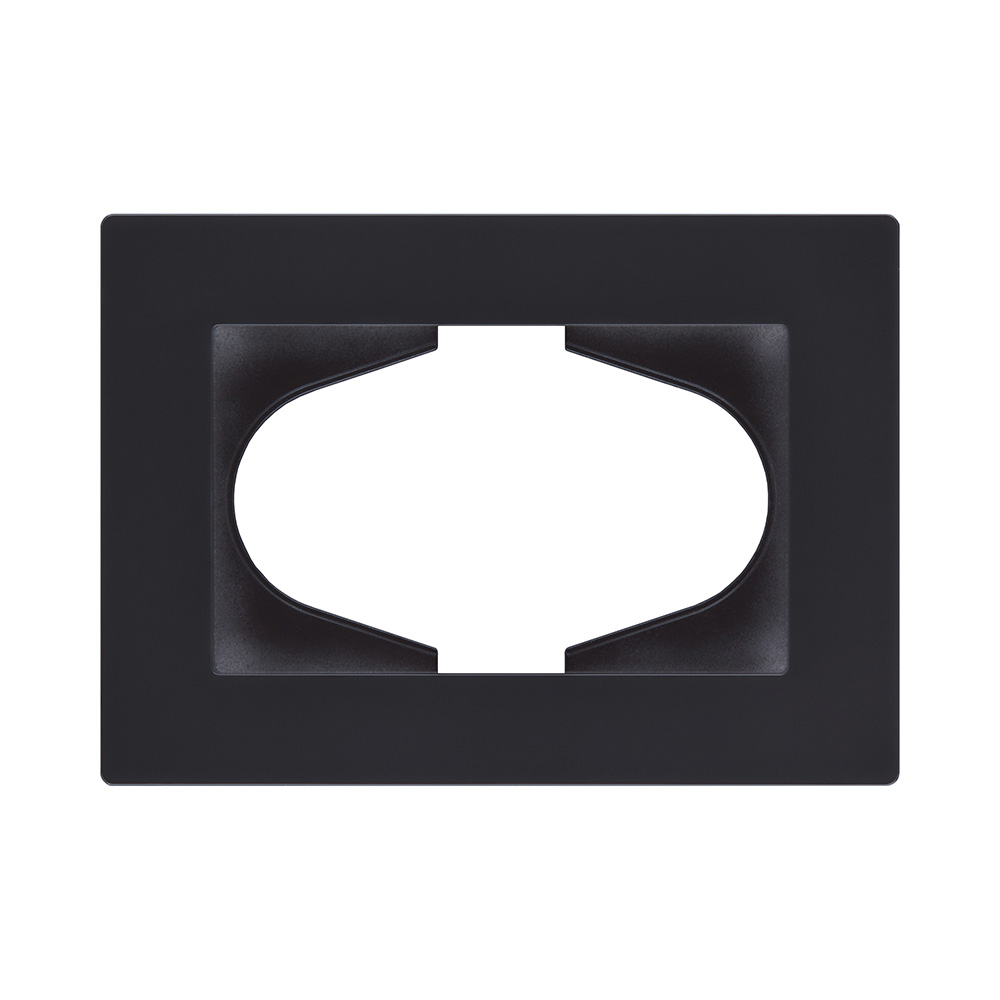 Рамка для двойной розетки, черный матовый Kollinger Aspekt AT120BM