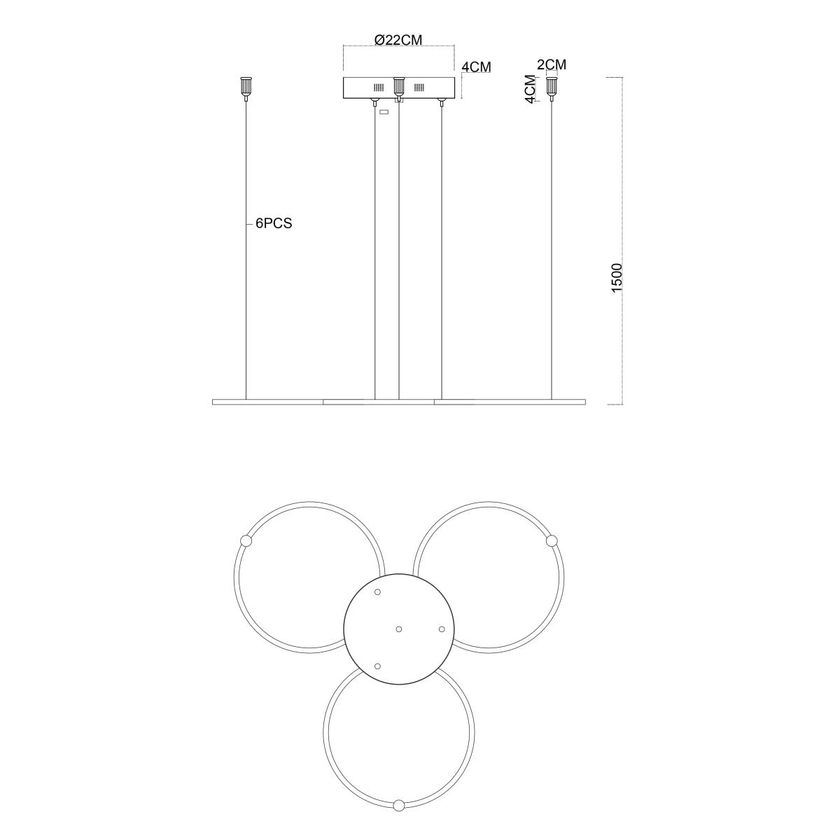 Потолочная чаша Favourite Canopy 4591-220-3BR