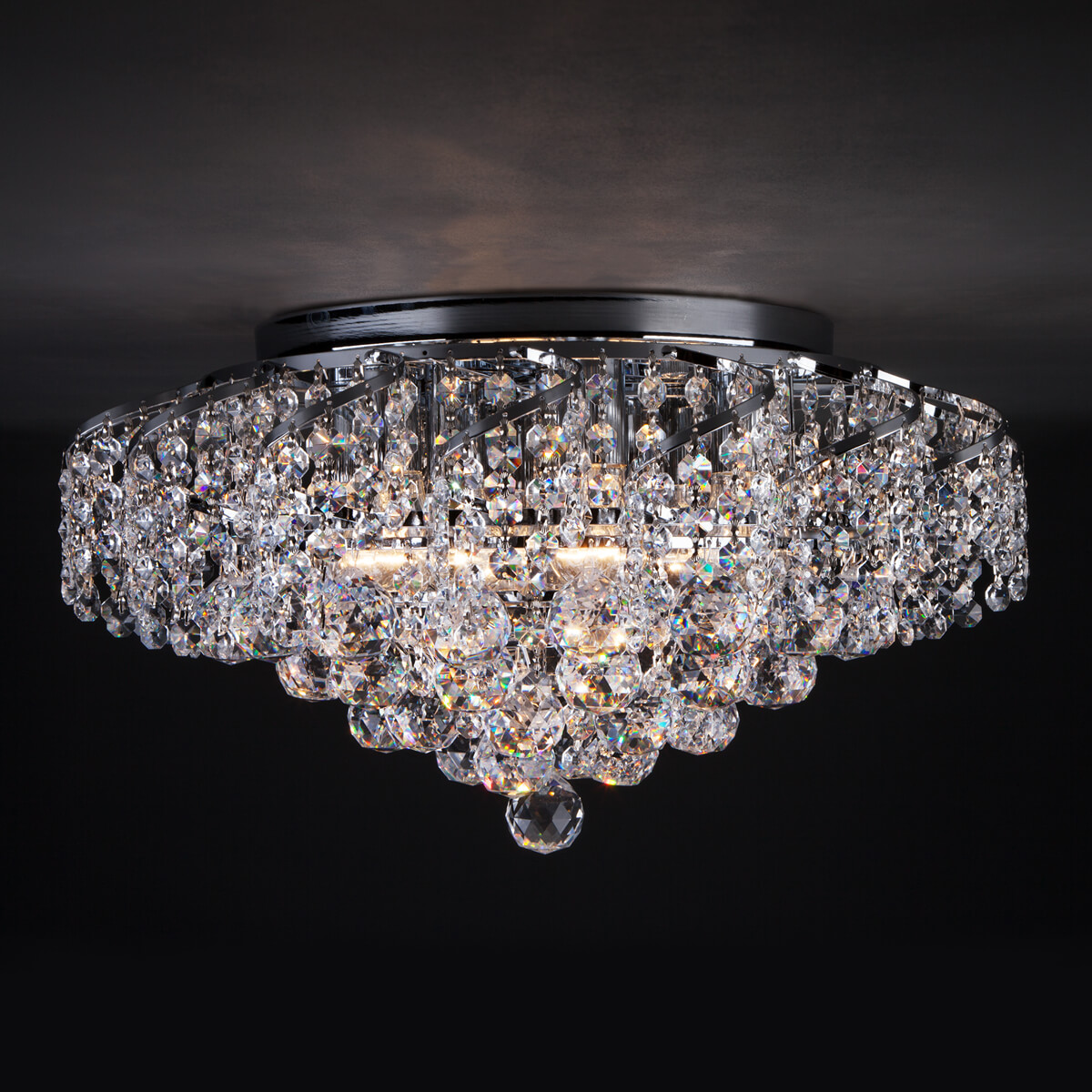 Потолочная люстра Eurosvet Шарм 16017/9 хром Strotskis