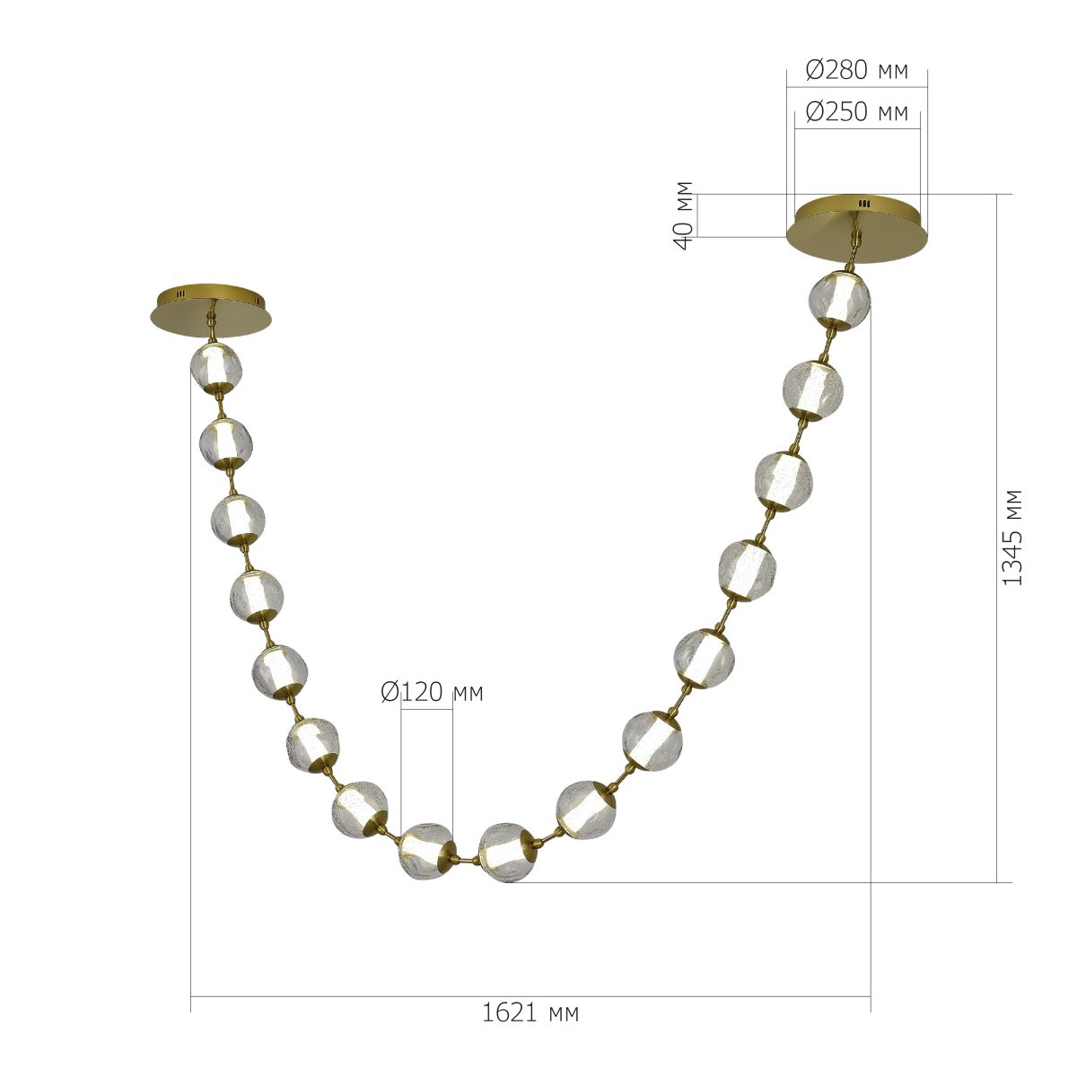 Подвесная люстра ST Luce Helmi SL6520.303.16