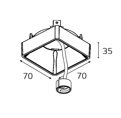Накладной светильник Italline FASHION FX1 white + FASHION FXR gold