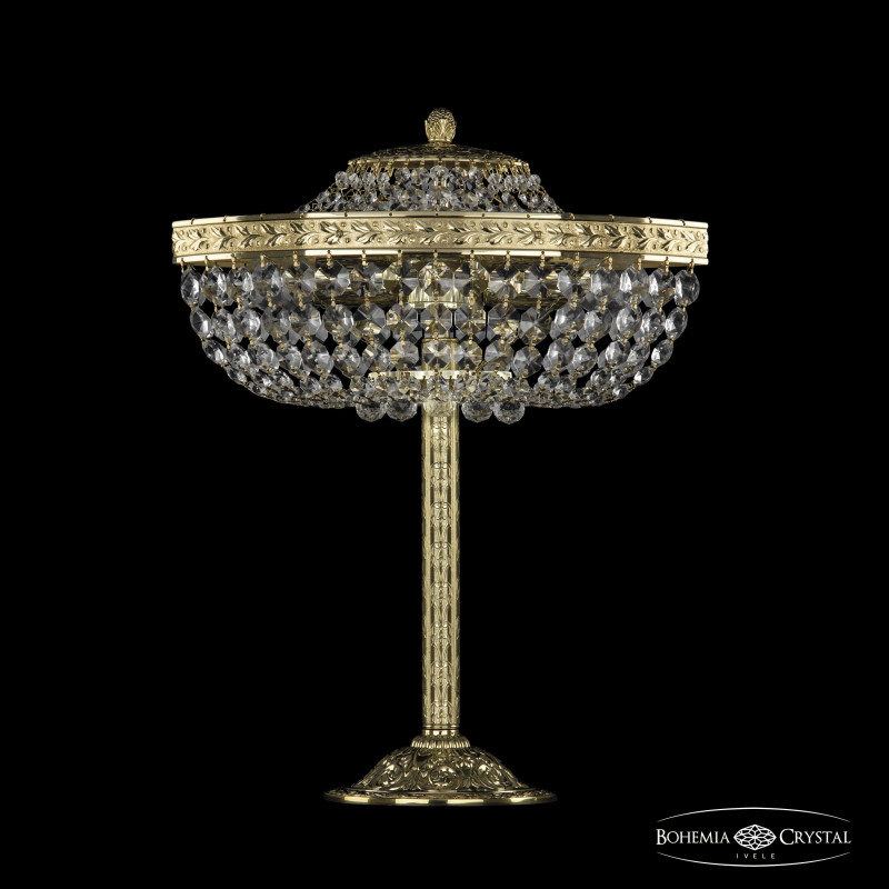Настольная лампа хрустальная Bohemia Ivele Crystal 19283L6/35IV G