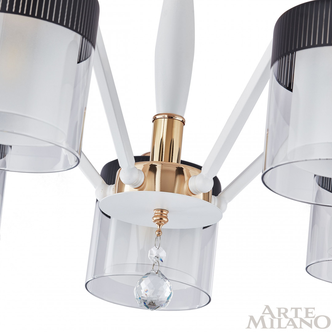 Люстра на штанге Arte Milano Napoli 332646/5 FGD+WT