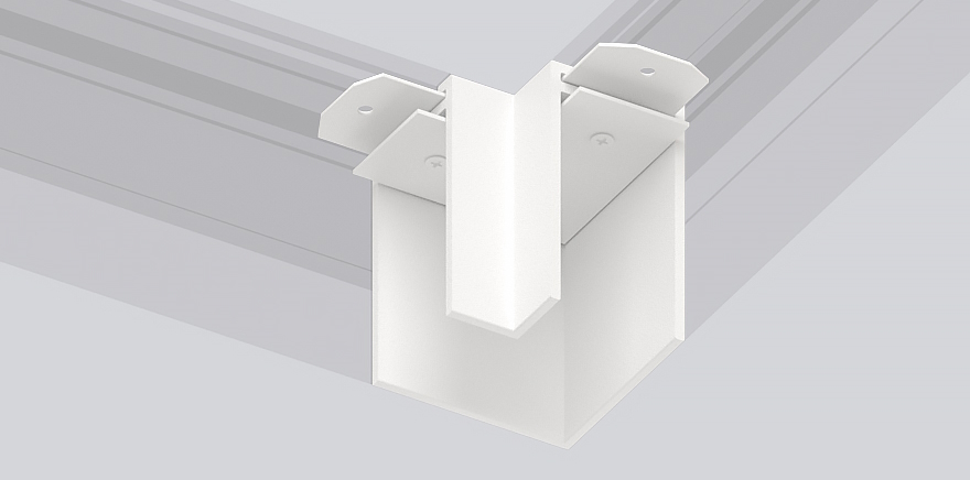 Угловой соединитель Luminotti Slimline L.200.4.WH