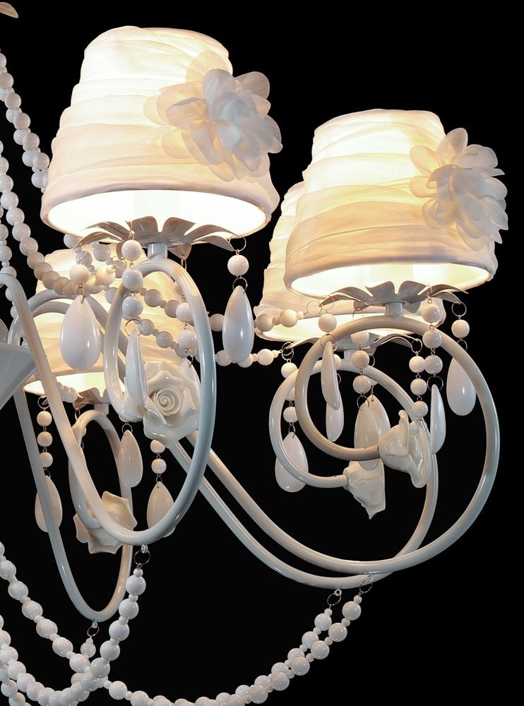 Подвесная люстра Crystal Lux Elena White SP8