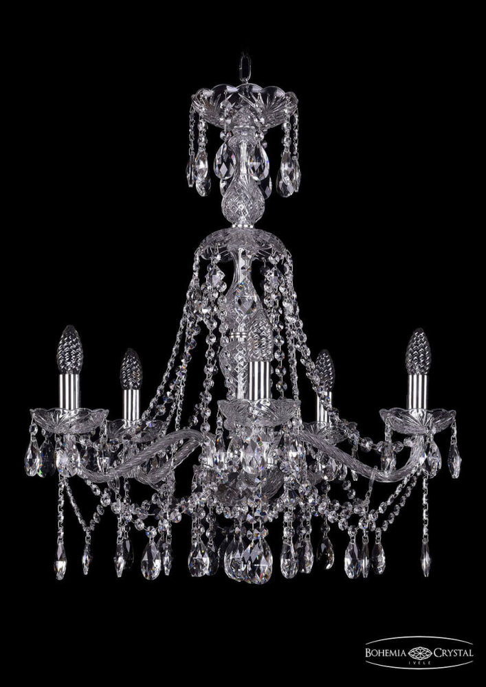 Подвесная люстра Bohemia Ivele 1413/5/200/XL-66/Ni