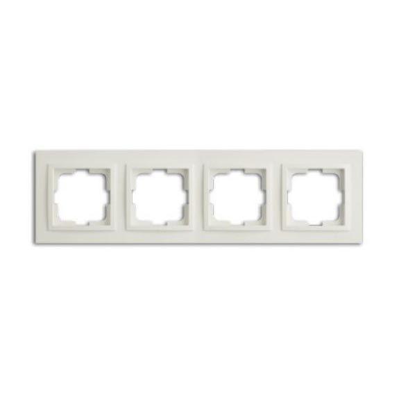 Рамка на 4 поста Mono Electric Despina белый 102-190000-163