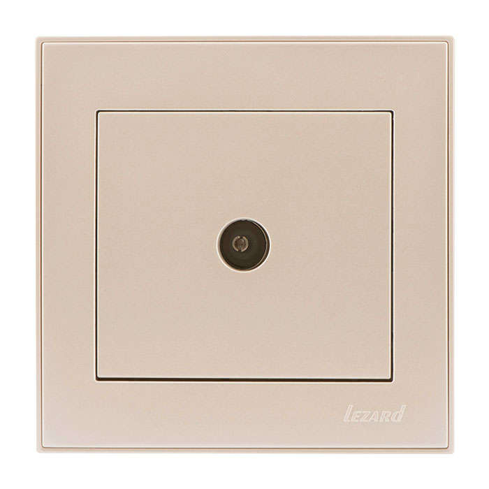 Розетка ТВ проходная Lezard Rain 703-0303-129