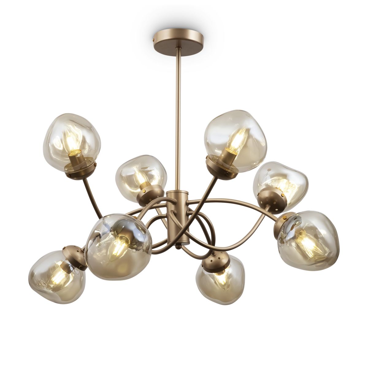 Люстра на штанге Freya Volani FR8017PL-08MG