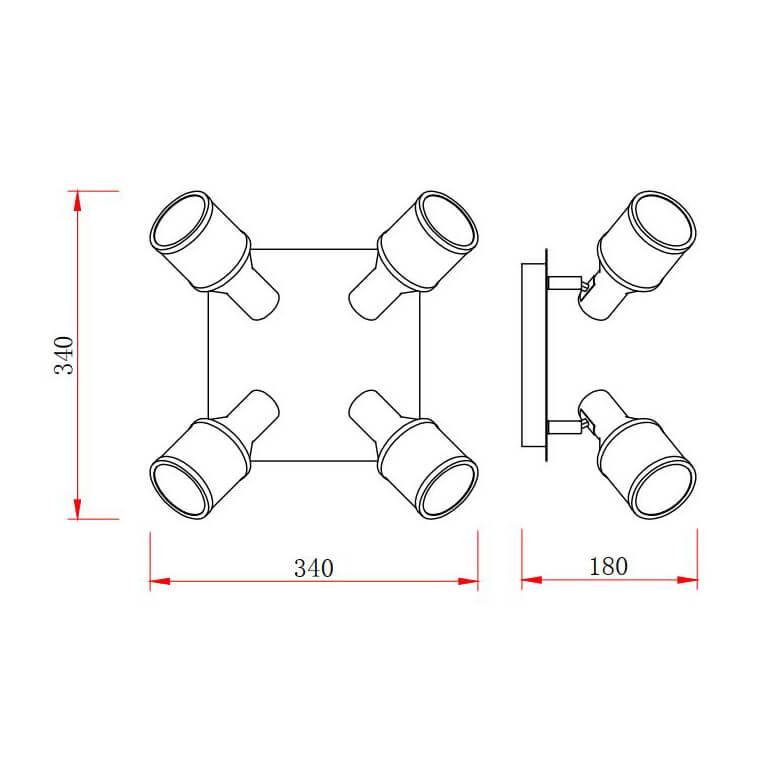 Спот Rivoli Elektra 7046-704 Б0047284