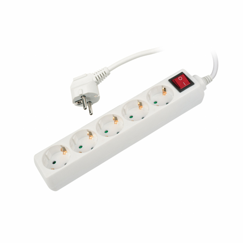 Удлинитель (02930) 5гн х 1,5м с/з + выкл Uniel Стандарт S-GCD5-1,5B