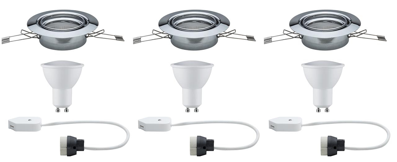 Встраиваемый светодиодный светильник Paulmann Qual EBL Led 93847