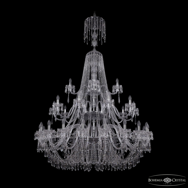 Подвесная люстра Bohemia Ivele Crystal 1403/20+10+5/530/XL-203/3d Ni