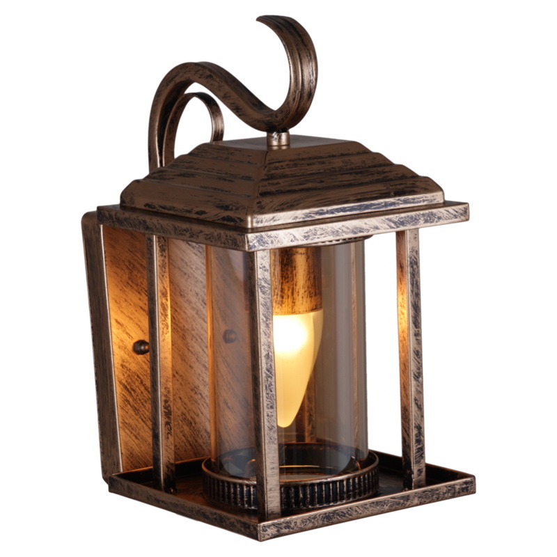 Уличный настенный светильник Reluce 08283-9.2-001U BKG